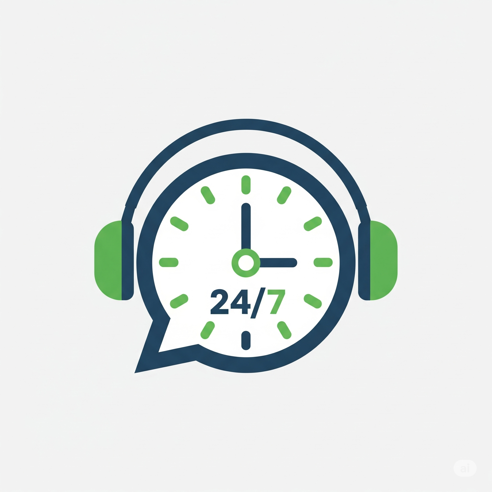 24/7 Support Icon
